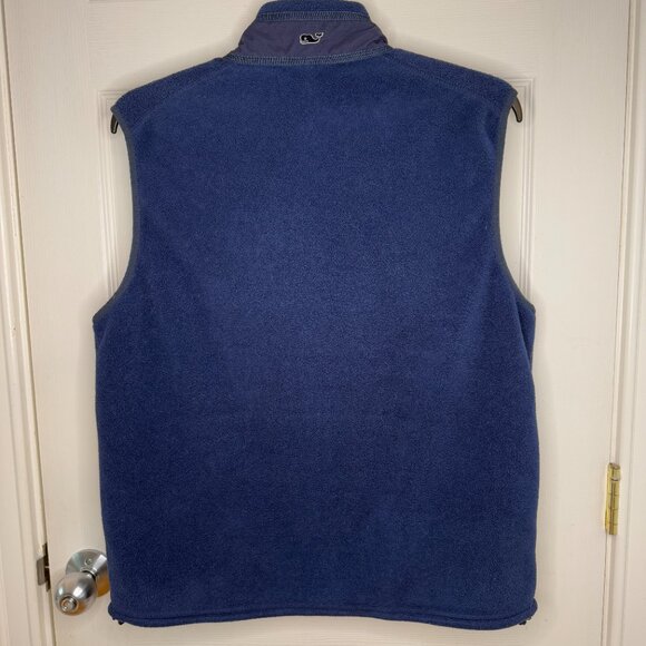 Vineyard Vines Nantucket Island Full Zip Sherpa Vest Size Medium - Picture 4 of 6